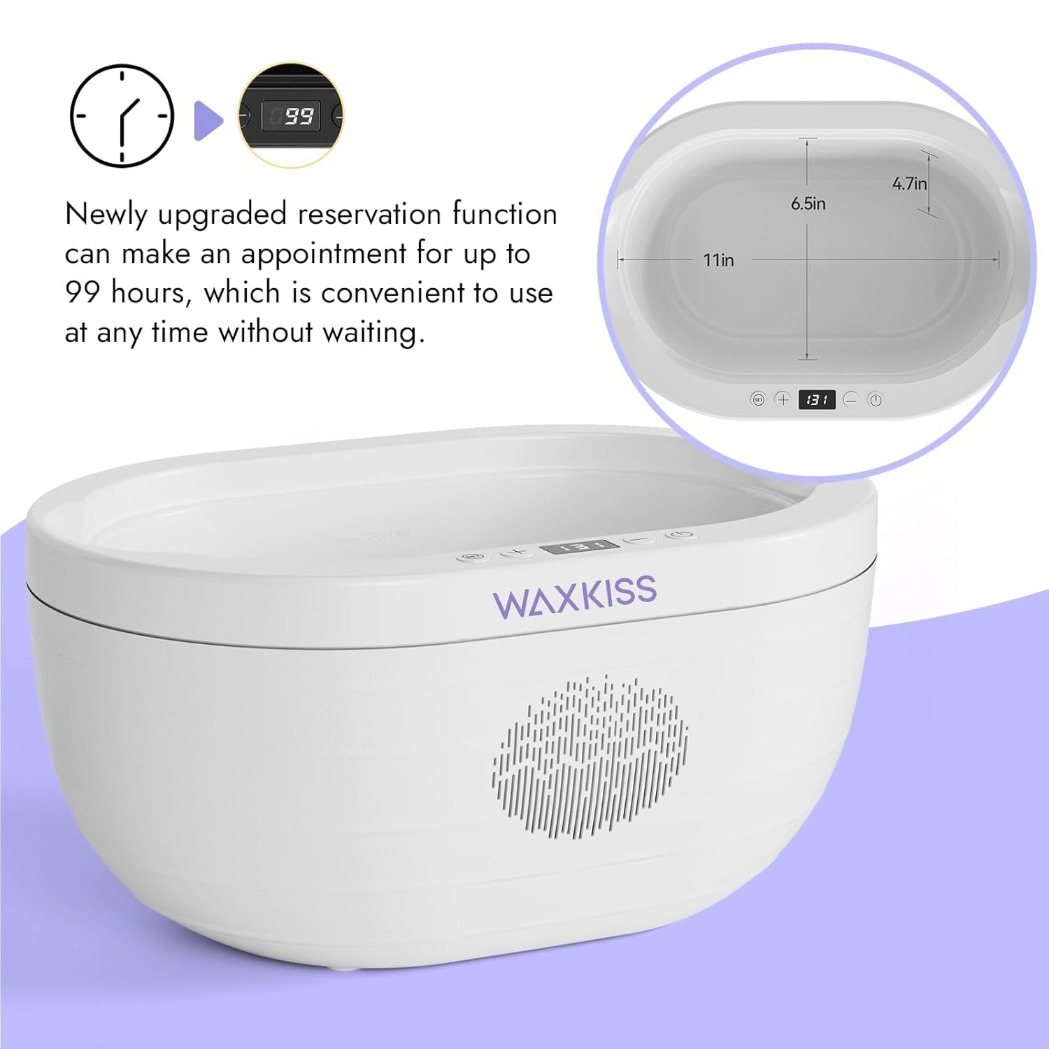Waxkiss paraffin wax refills pack featuring premium fragrance-free formula.