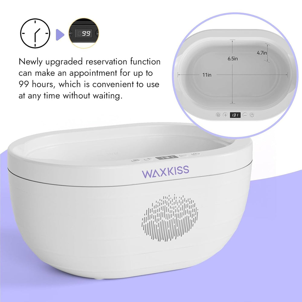 Waxkiss paraffin wax refills pack featuring premium fragrance-free formula.