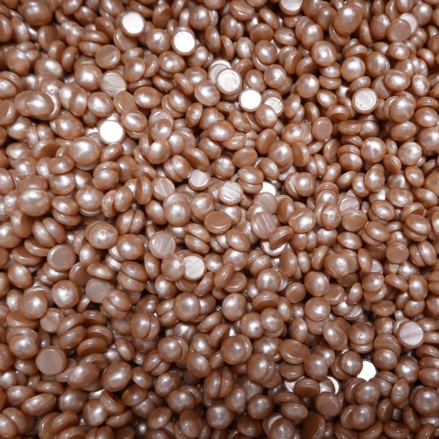 Waxness Spa Choice Mineral Gold Demi Creamy wax beads are pre-melted for convenient use.