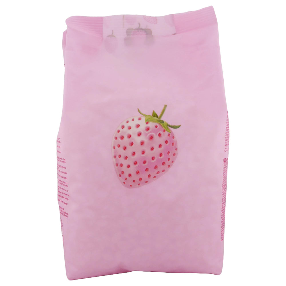 Waxness White Strawberry thermochromic wax jar reveals pink-ready hue for easy temperature check during use.