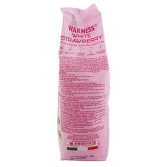 Waxness White Strawberry wax creamy texture delivers smooth, flexible wax for sensitive skin.