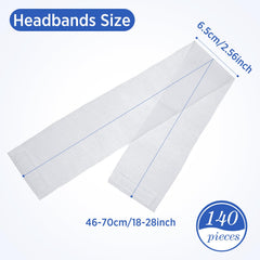 Waydress facial headbands with convenient closure, secure during makeup sessions.