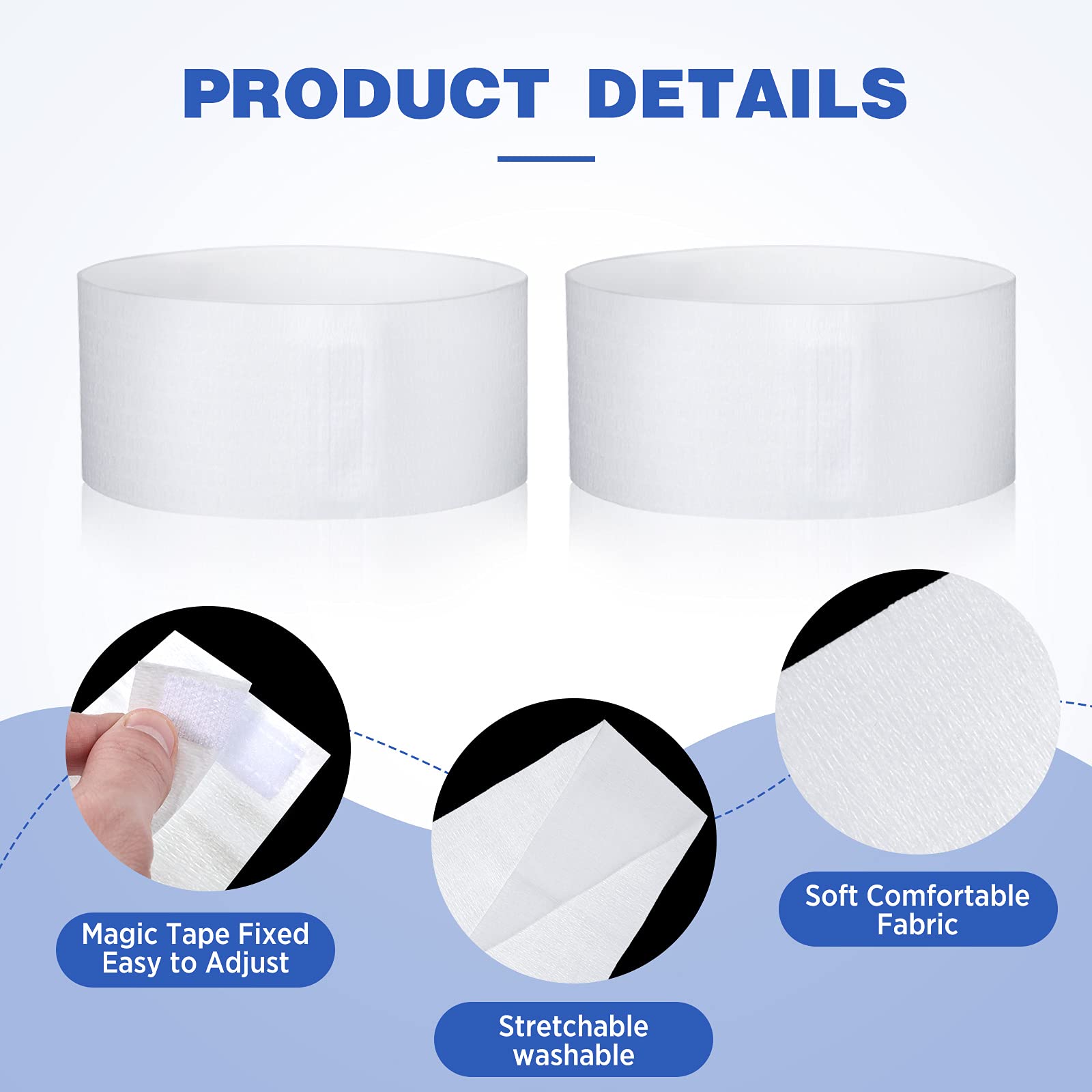 Waydress individually wrapped headbands, clean single-use packaging for salons.
