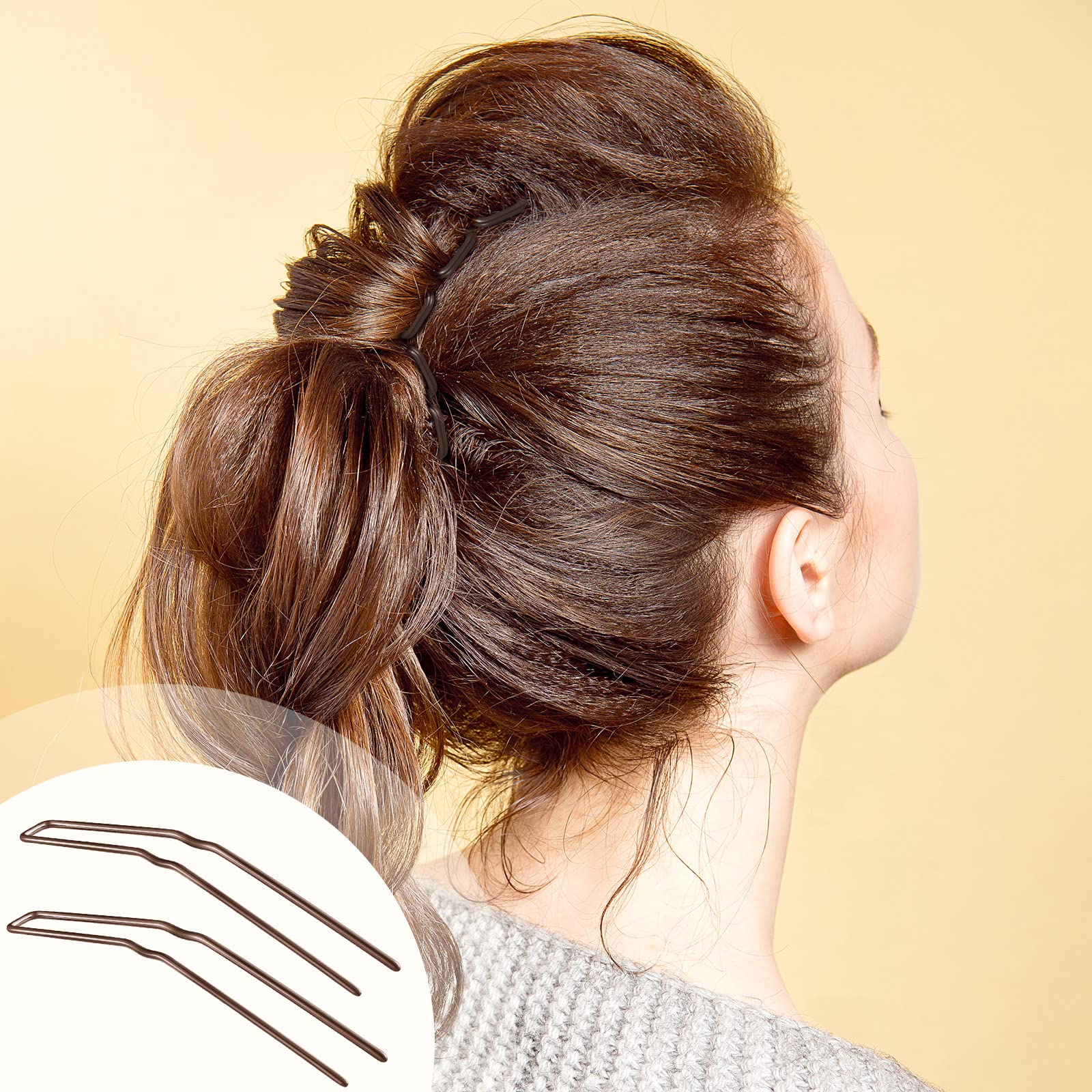 Waydress horquillas en U con diseño limpio para looks variados.