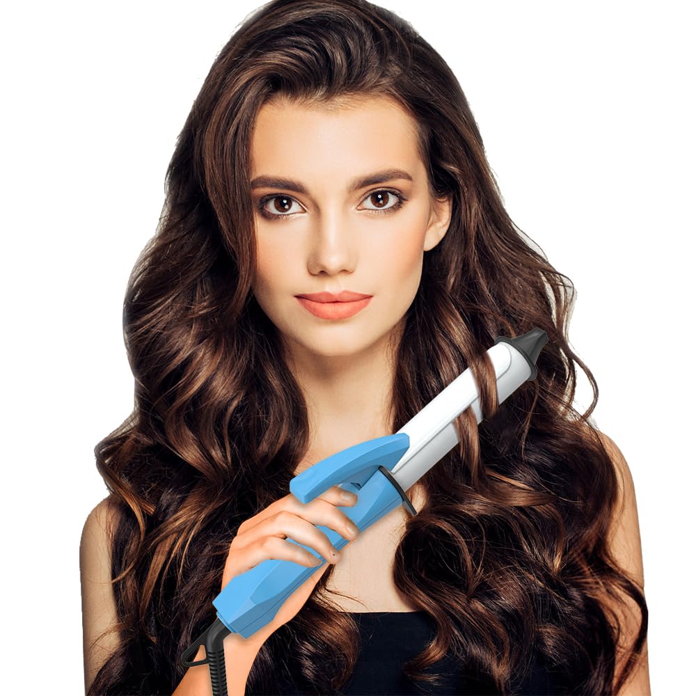 Wazor silk-protein ceramic coating minimizes frizz during styling.