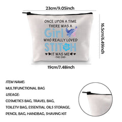 WCGXKO canvas marble makeup bag close-up, durable surface