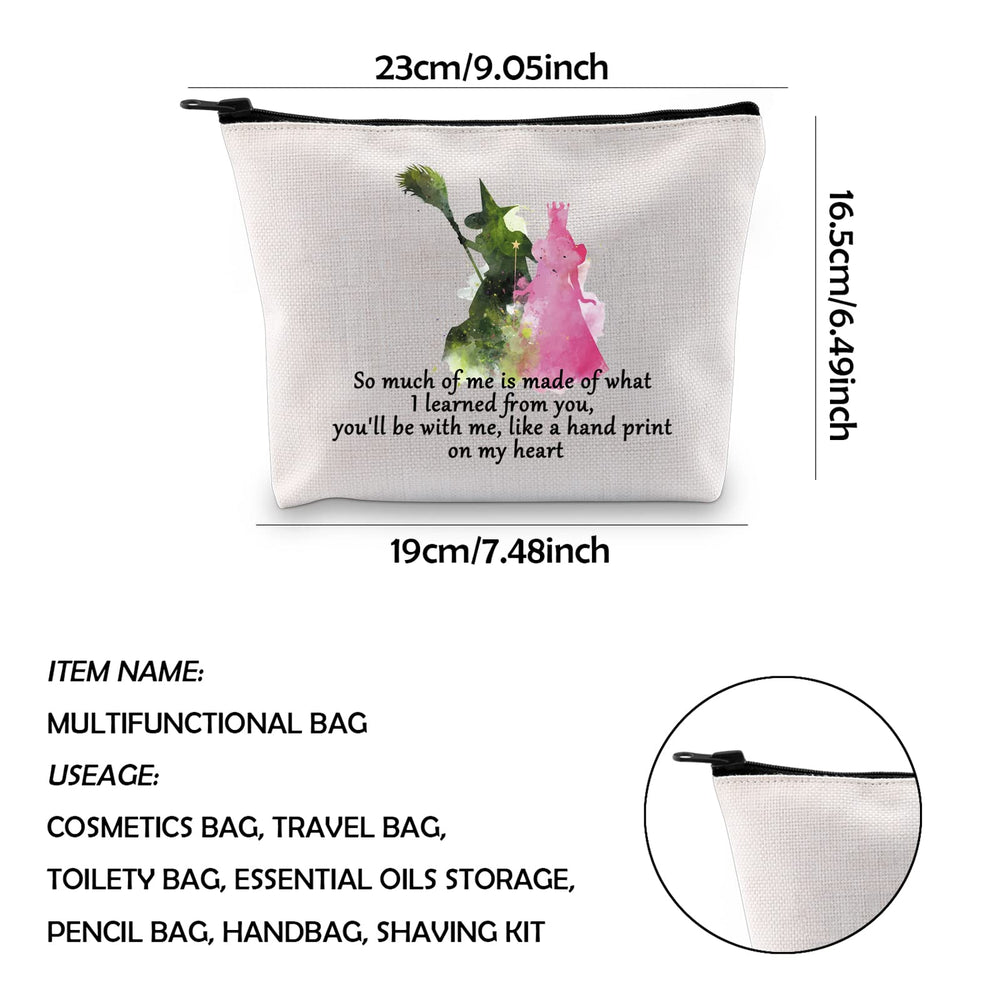 WCGXKO marble print makeup bag internal pocket for cards and cash