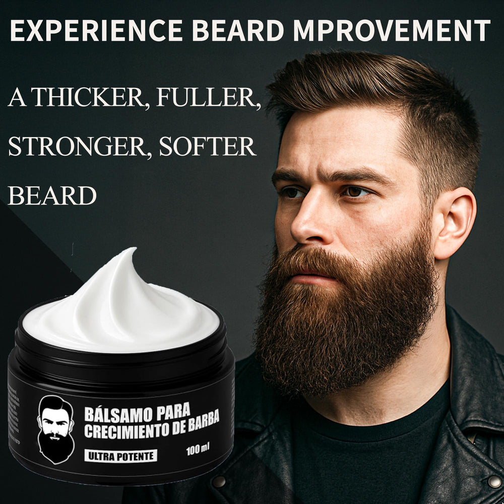 Wdvpue Estimulante Barba balm jar shows potential fullness with daily use.