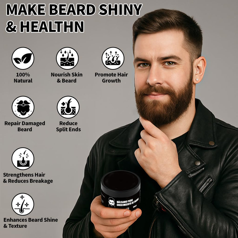 Wdvpue Estimulante Barba rosemary-infused formula highlights growth-supporting ingredients.
