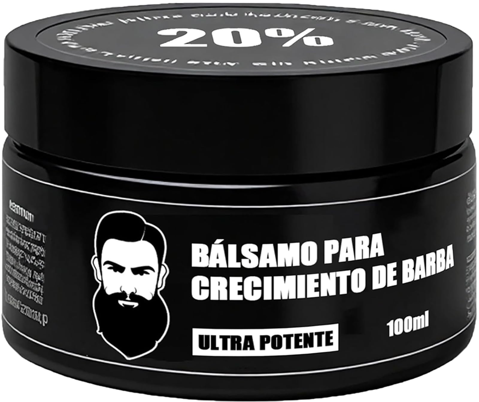 Wdvpue Estimulante Barba balm bottle demonstrates quick absorption for hydrated beard.