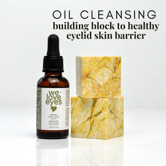 We Love Eyes packaging label closeup highlighting preservative-free claim and USA-made