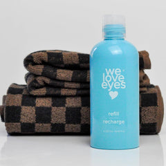 We Love Eyes Tea Tree Eyelid Foaming Cleanser foamy lather for easy cleansing.
