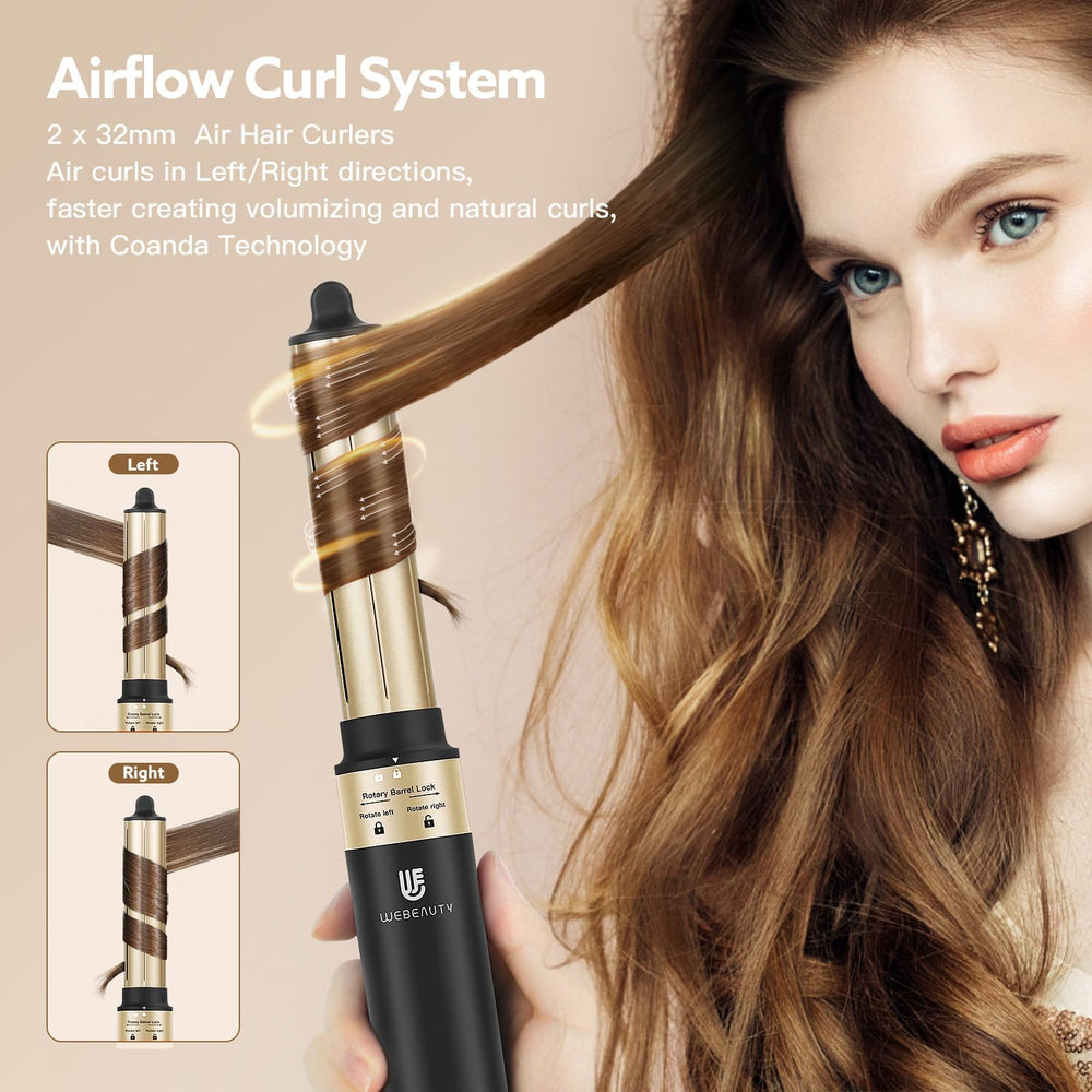 WeBeauty 5-in-1 32mm round brush creates soft bangs and texture