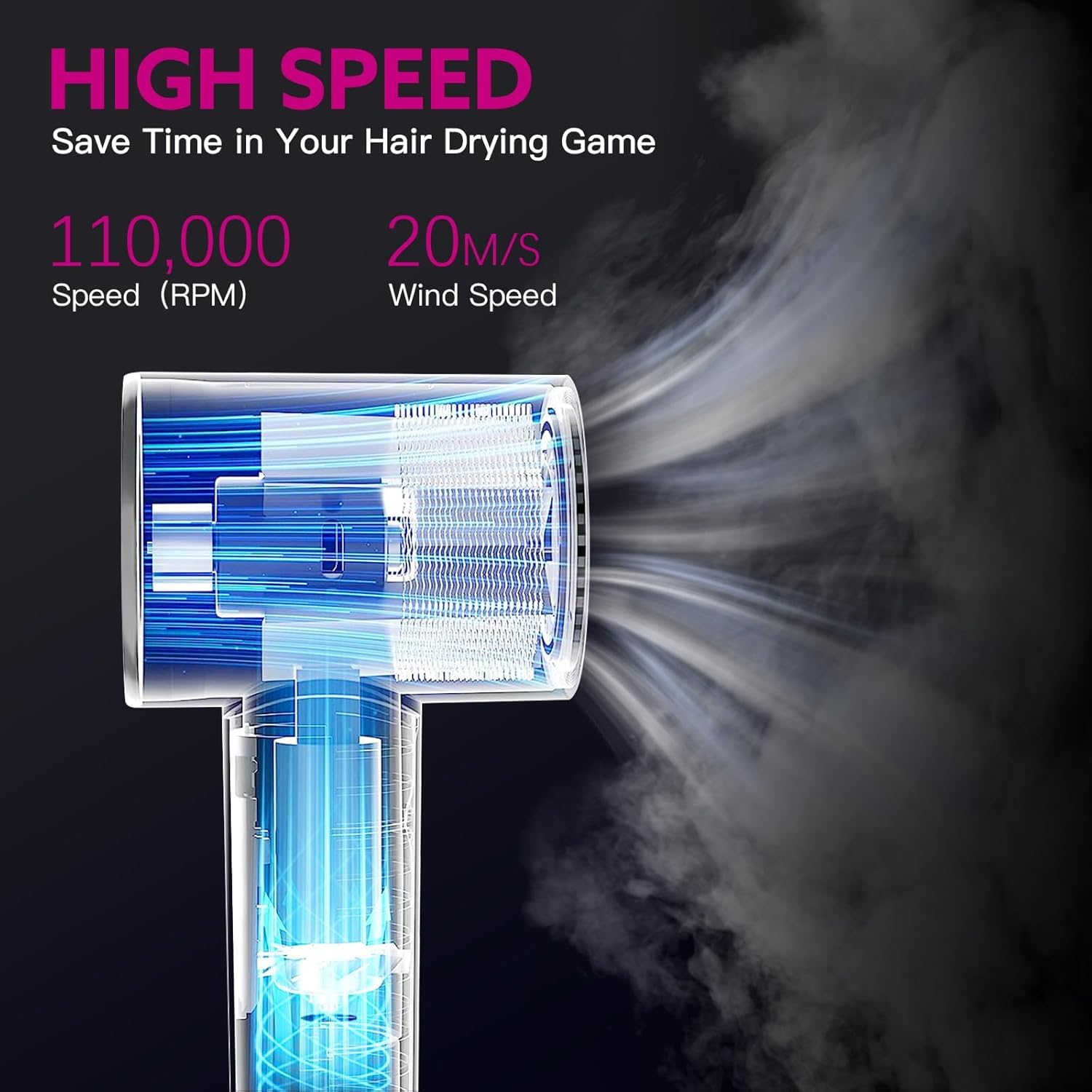 WeBeauty 5 in 1 hot air brush 60mm oval brush styling a lush blowout