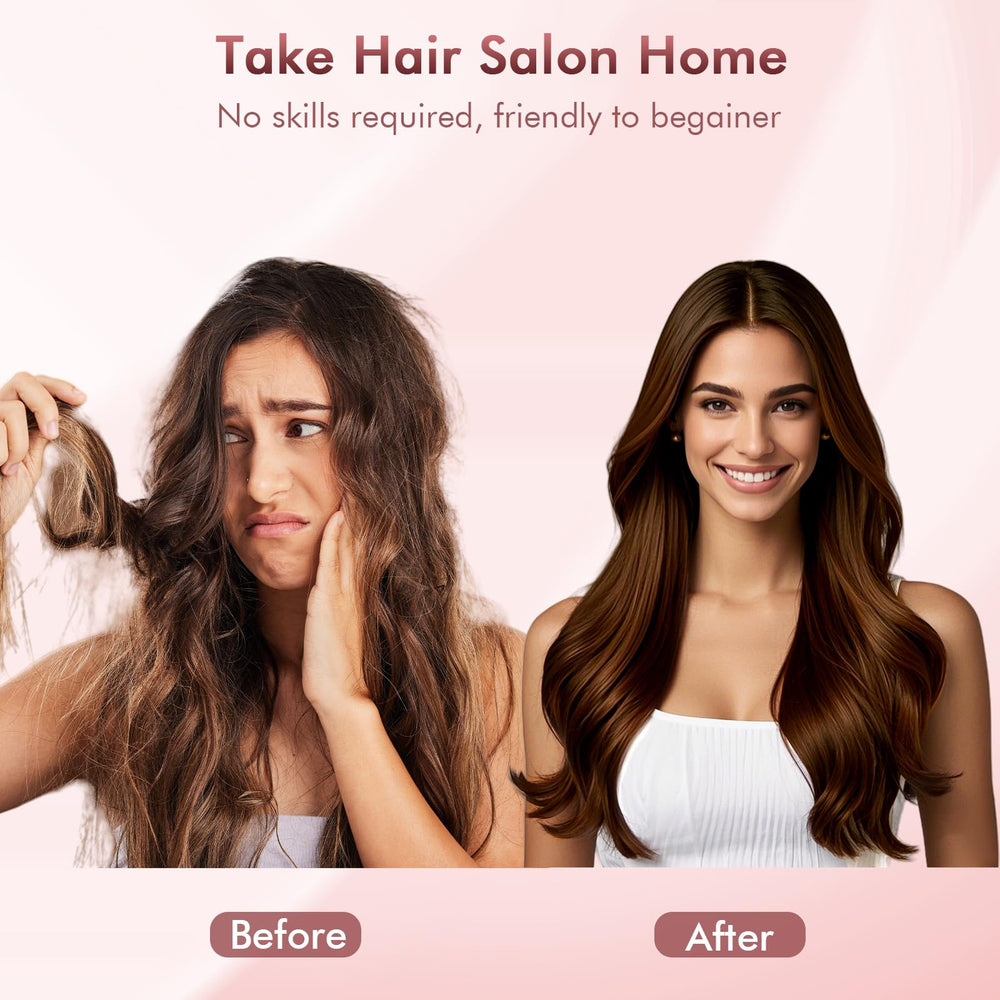 webeauty ceramic-coated plates with negative ions reduce frizz and static