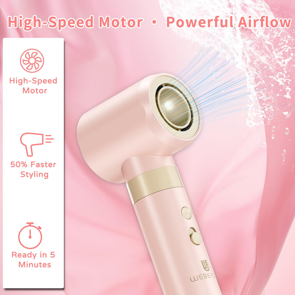 webeauty ionic-ceramic-frizz-control demonstrates shine and frizz reduction at home.