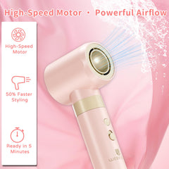 webeauty ionic-ceramic-frizz-control demonstrates shine and frizz reduction at home.