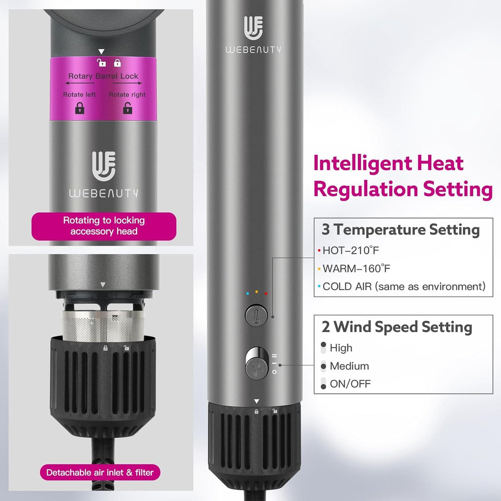 WeBeauty travel case keeps the hot air brush safe on the go
