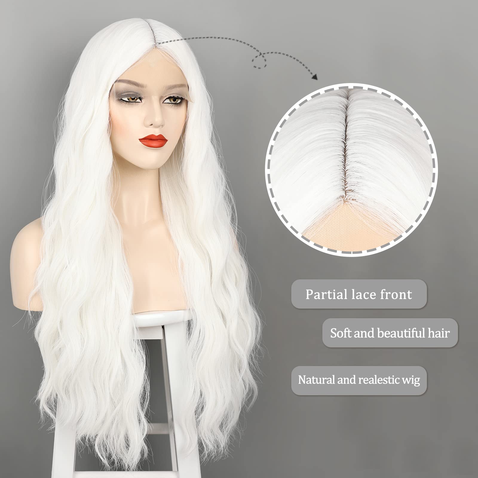 WECAN heat-resistant synthetic wig maintains smooth texture during styling and movement