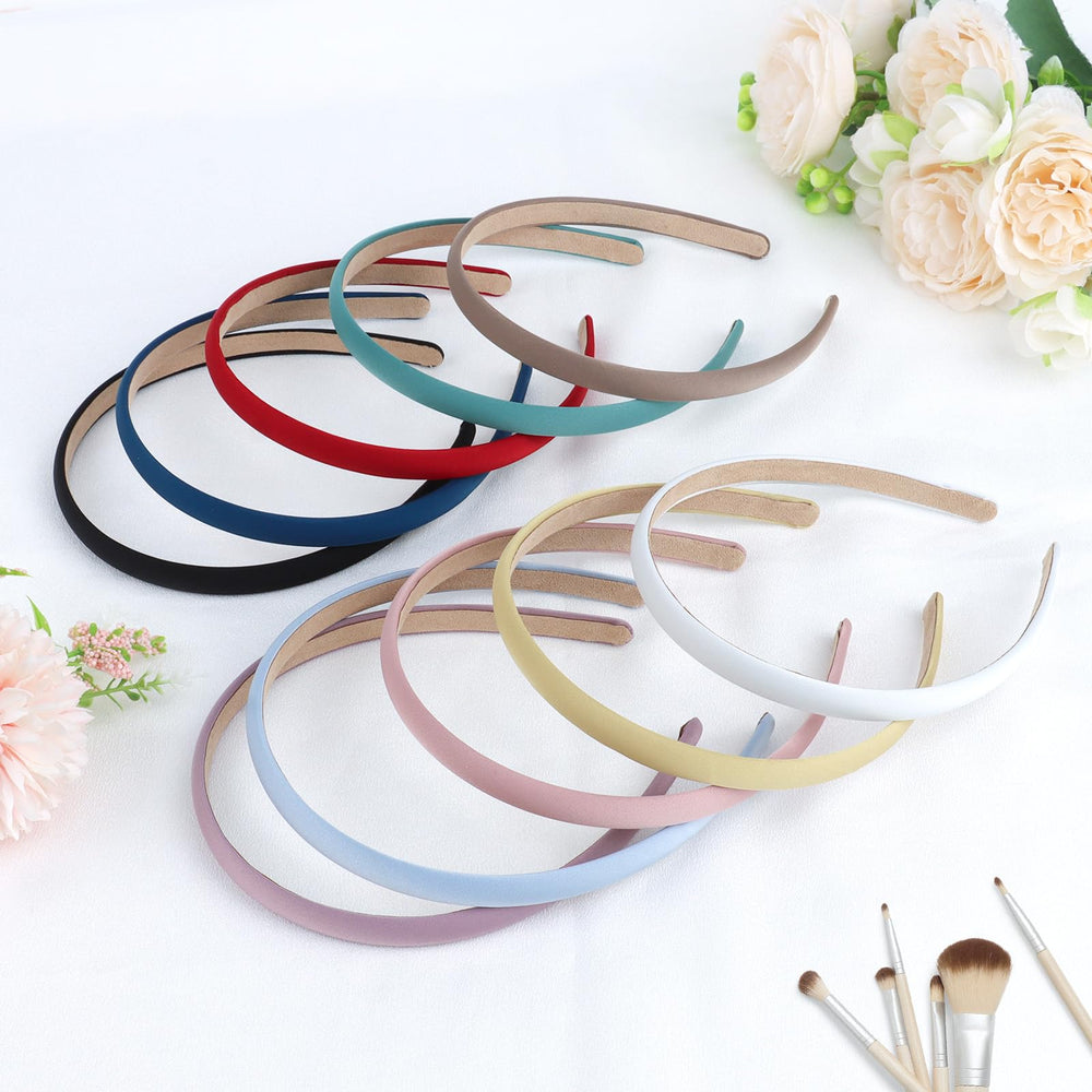 Bandas satén Wecoe para fotos, fiestas y disfraces hazlo tú mismo.