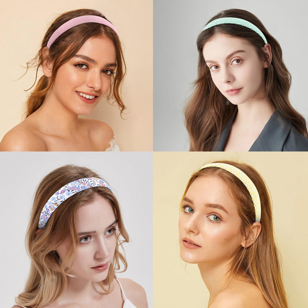 Wecoe headbands in plain colors simplify styling and daily wear