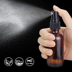 Wedama 16-pack amber glass bottles ideal for DIY cleaners.