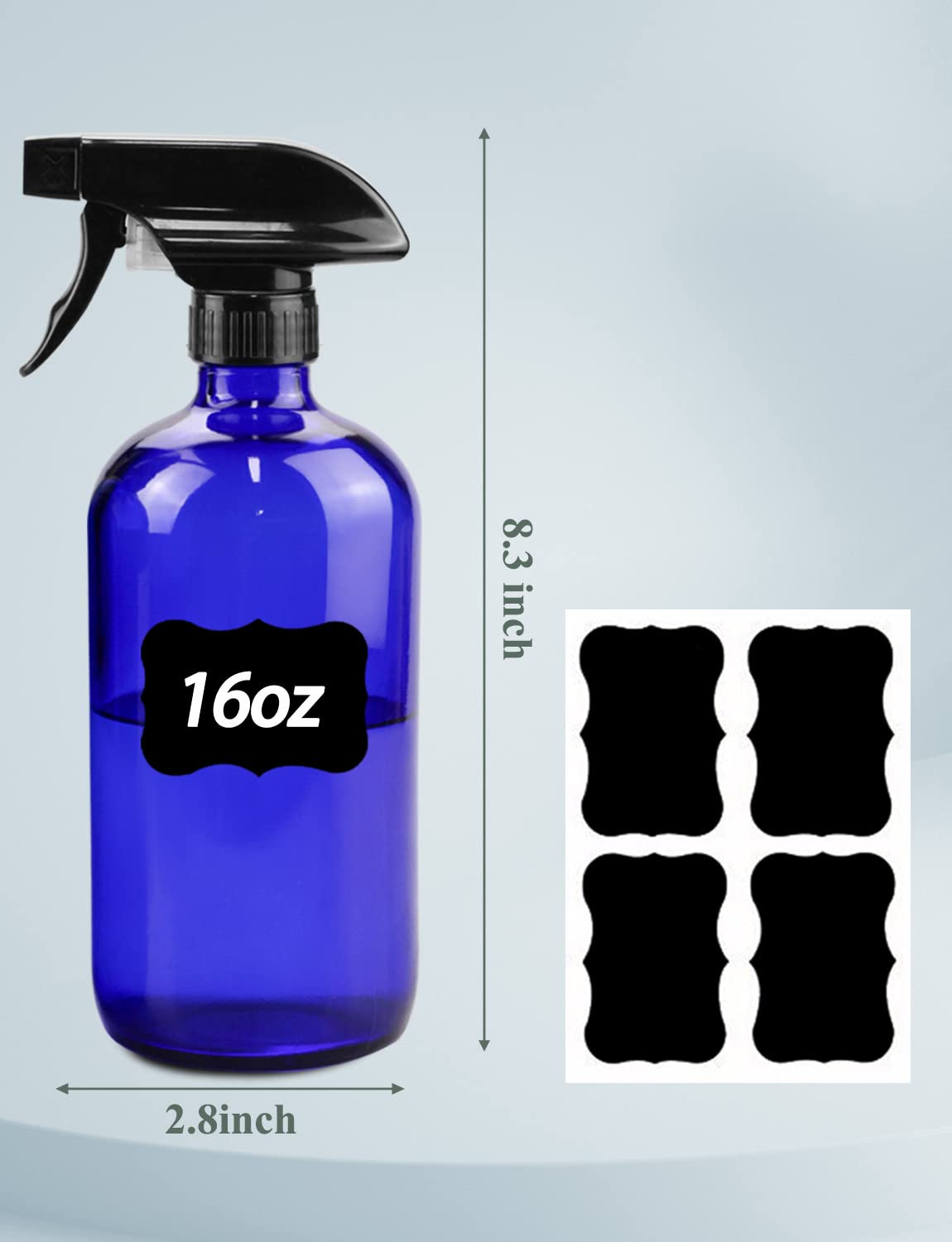 Wedama 16oz multi-use bottle for cleaning and hair care