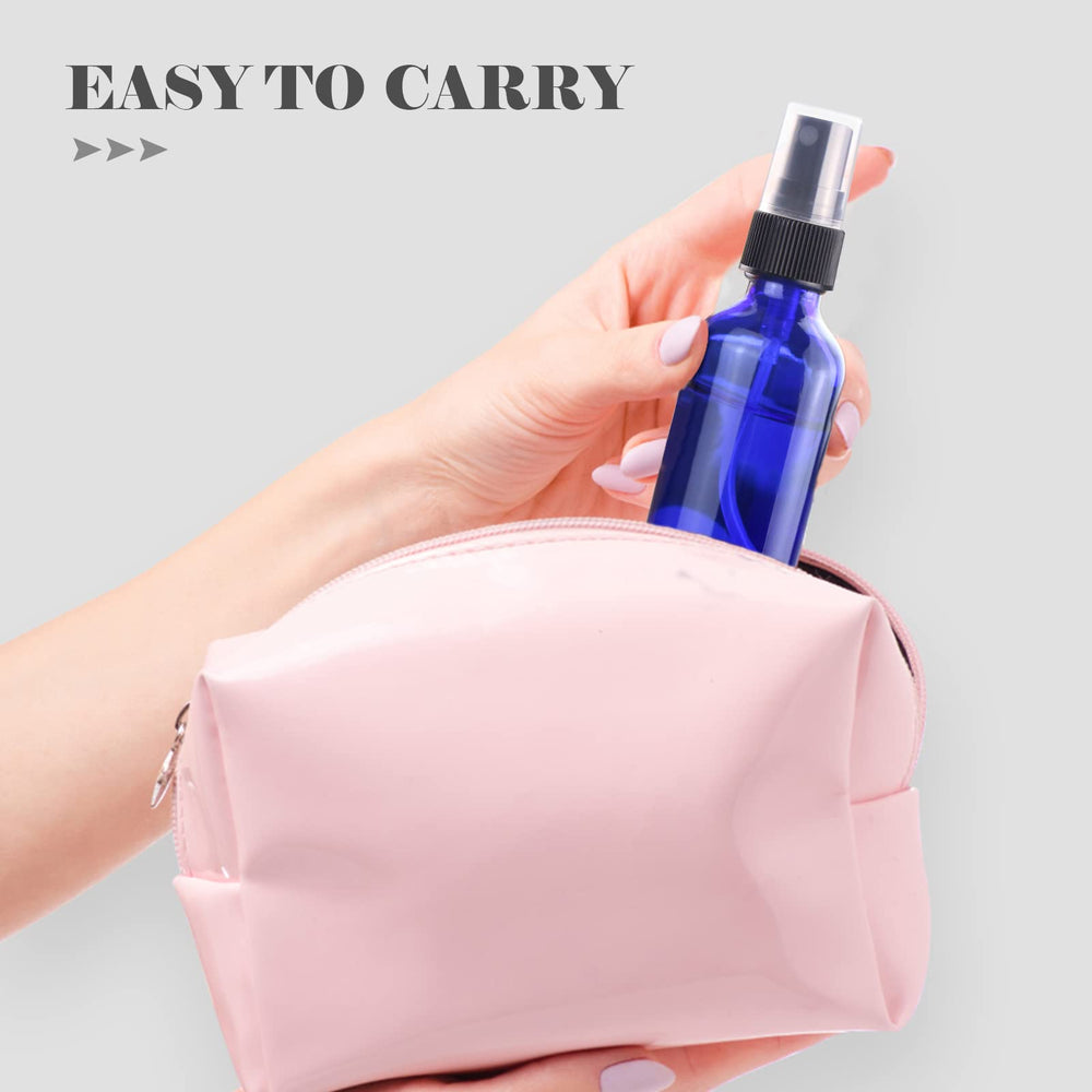 Wedama 4oz mini glass spray bottles blue dropper-included enables precise dilution.