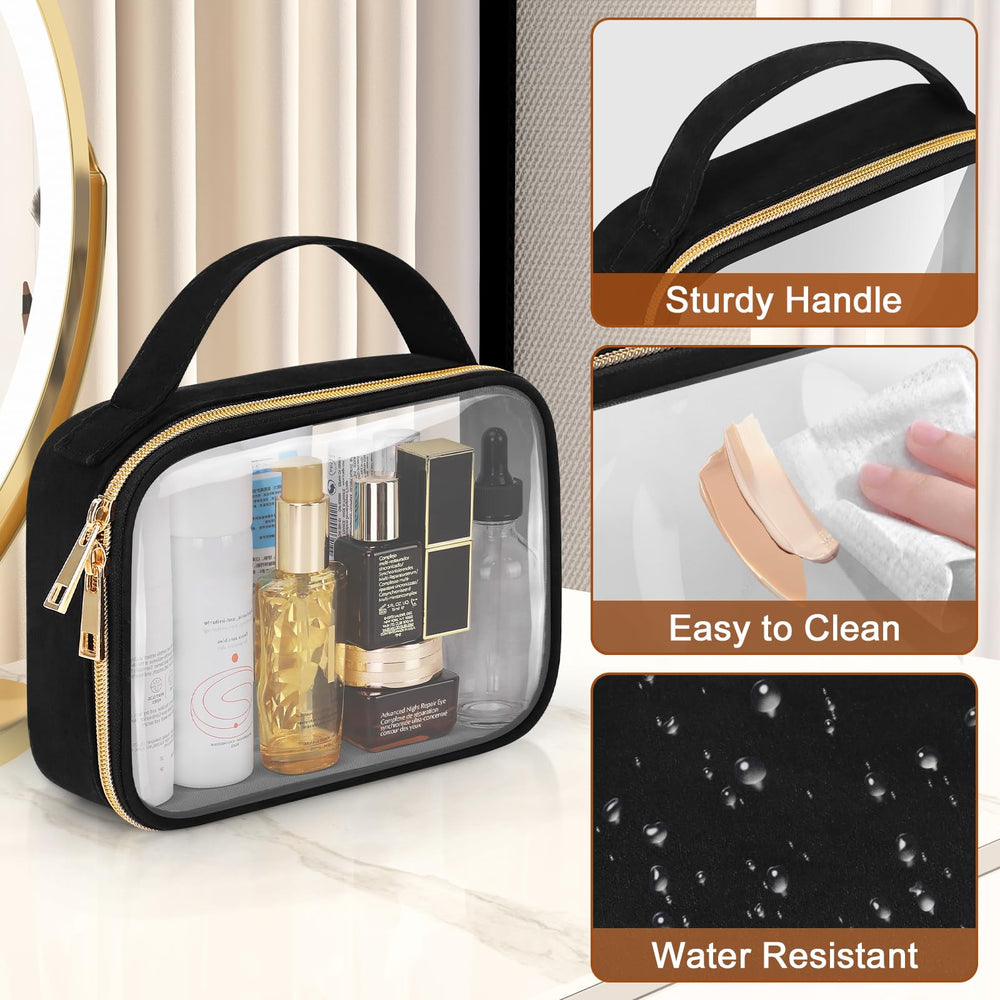 Wedama clear bag passes through security easily with visible contents for faster screening