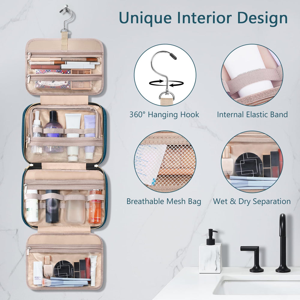 Wedama interior with elastic straps keeps bottles upright and organized