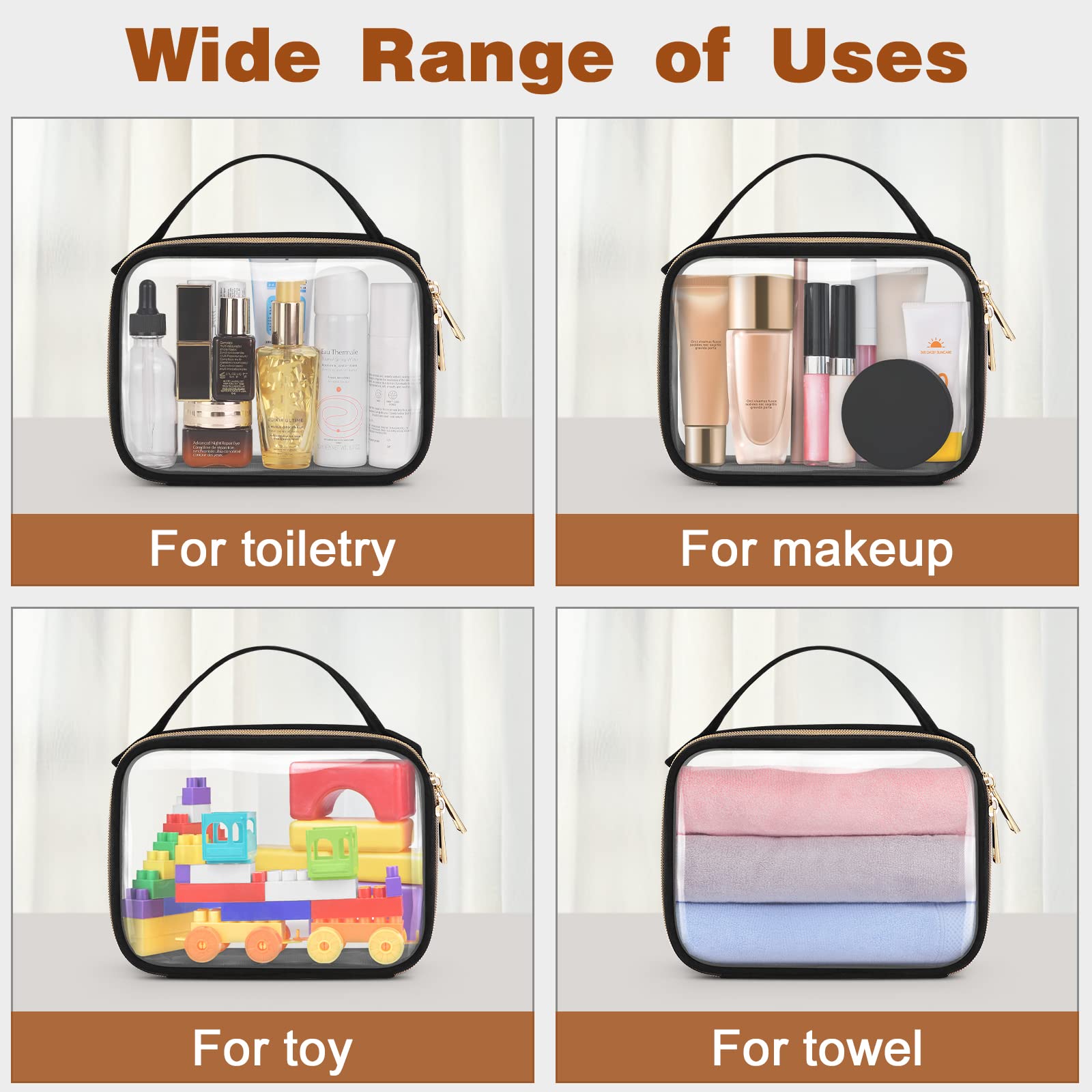 Wedama multipurpose travel organization bag suitable as cosmetic, toiletry, or small-item organizer