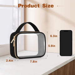 Wedama quart-size clear bags—transparent design aids security checks and quick packing.