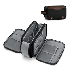 Wedama Toiletry Bag for Men outside view, compact travel-ready design.