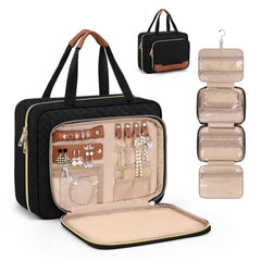 Wedama Toiletry Bag hanging hook ready for easy access on trips
