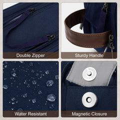 Wedama toiletry bag inner compartments with mesh pockets keep bottles upright and organized