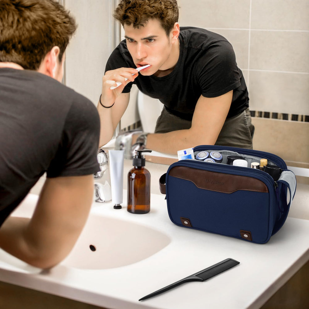 Wedama toiletry bag large capacity fits a full set of essentials