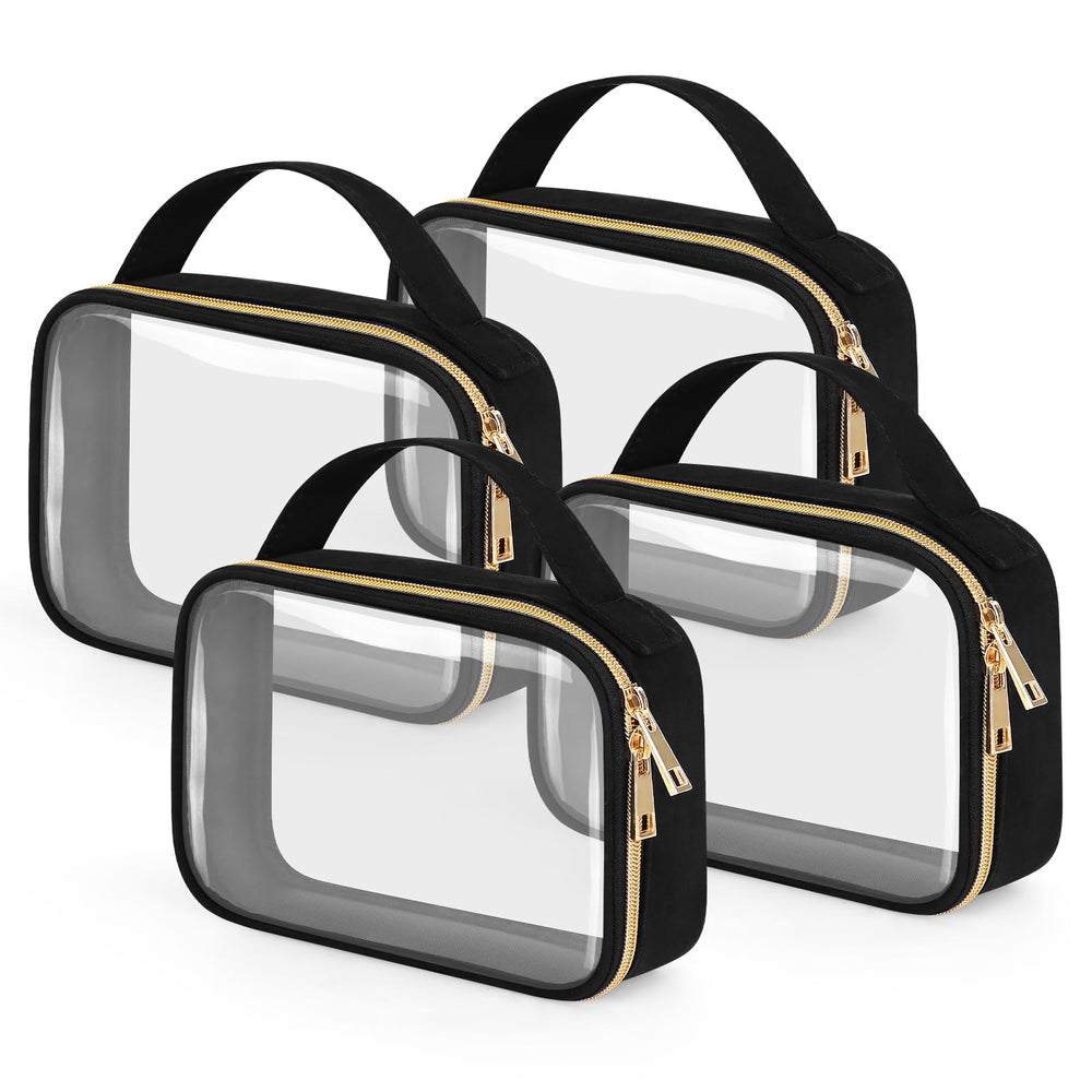 Wedama TSA-approved toiletry bag front view showing clear design for quick checks