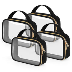 Wedama TSA-approved toiletry bag front view showing clear design for quick checks