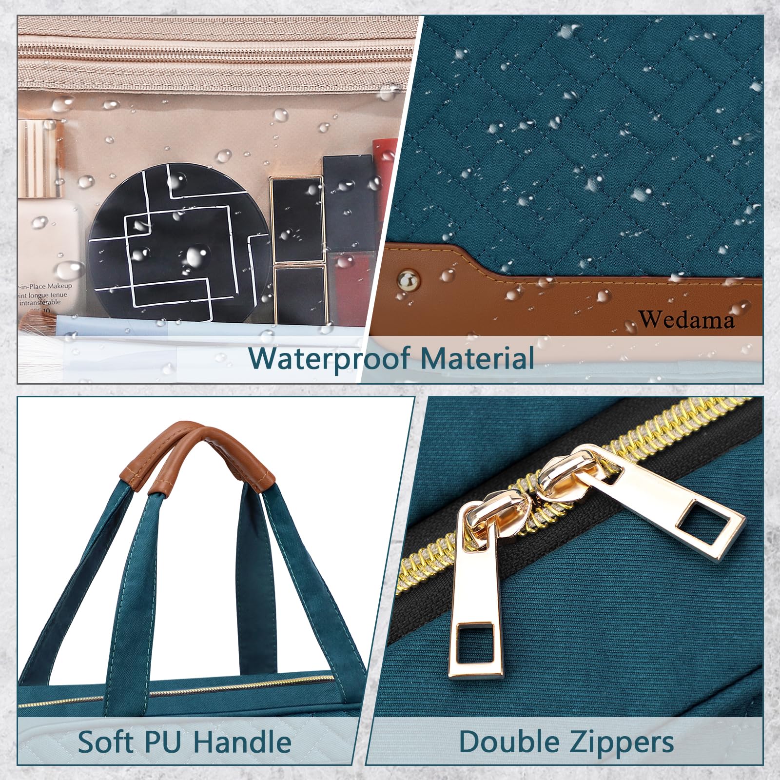 Wedama U-shaped opening and 360° hook provide convenient access and versatile hanging options