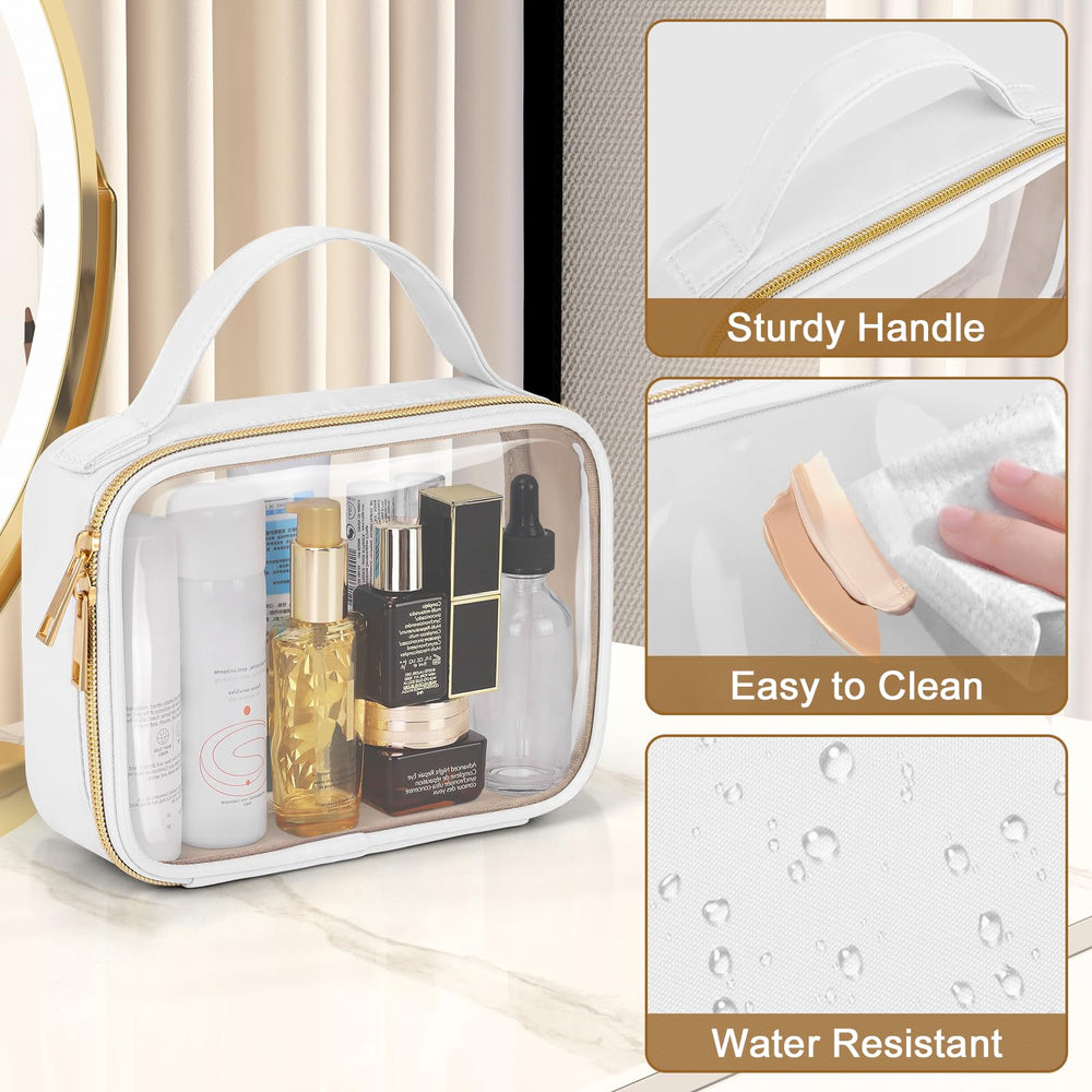 Wedama waterproof double-layer PVC keeps contents dry and clean during rainy trips or showers
