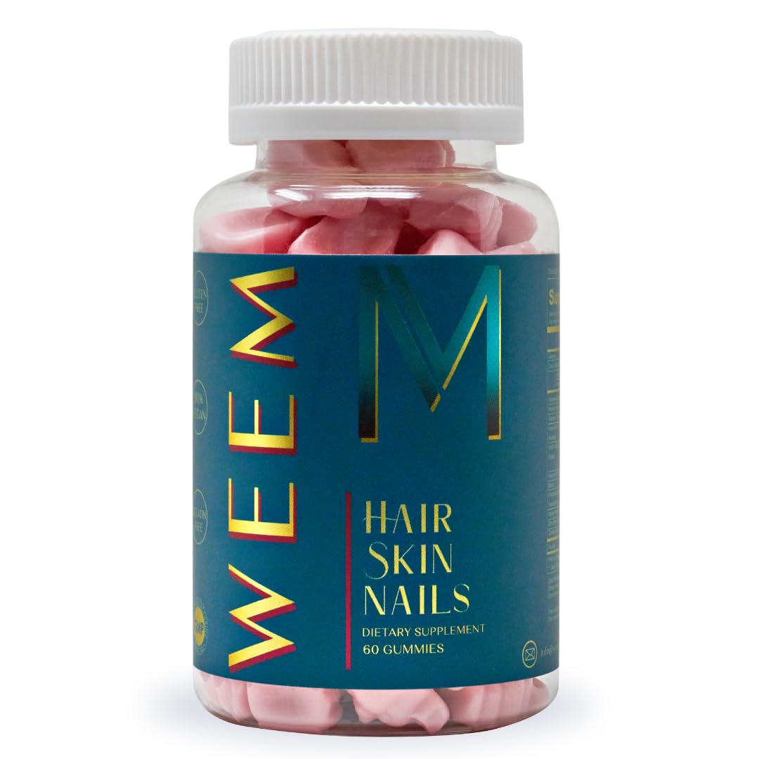 WEEM front package showing gummies and product benefit
