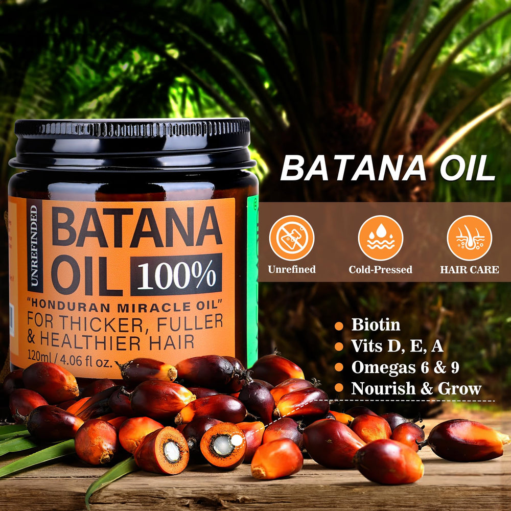 WEEMOTD Batana Oil in hair-care routine setting for shine.