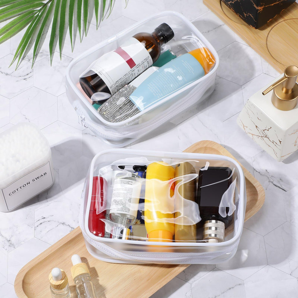 Weewooday clear bag view content makes dressing table neat and organized.