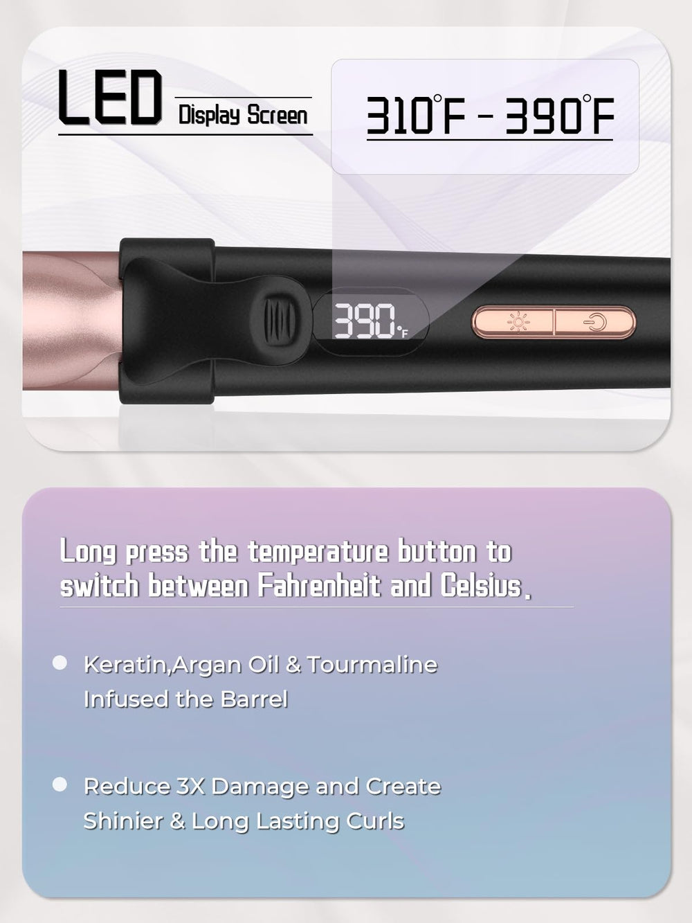 WEEYUM dual-voltage travel iron works worldwide for global styling.