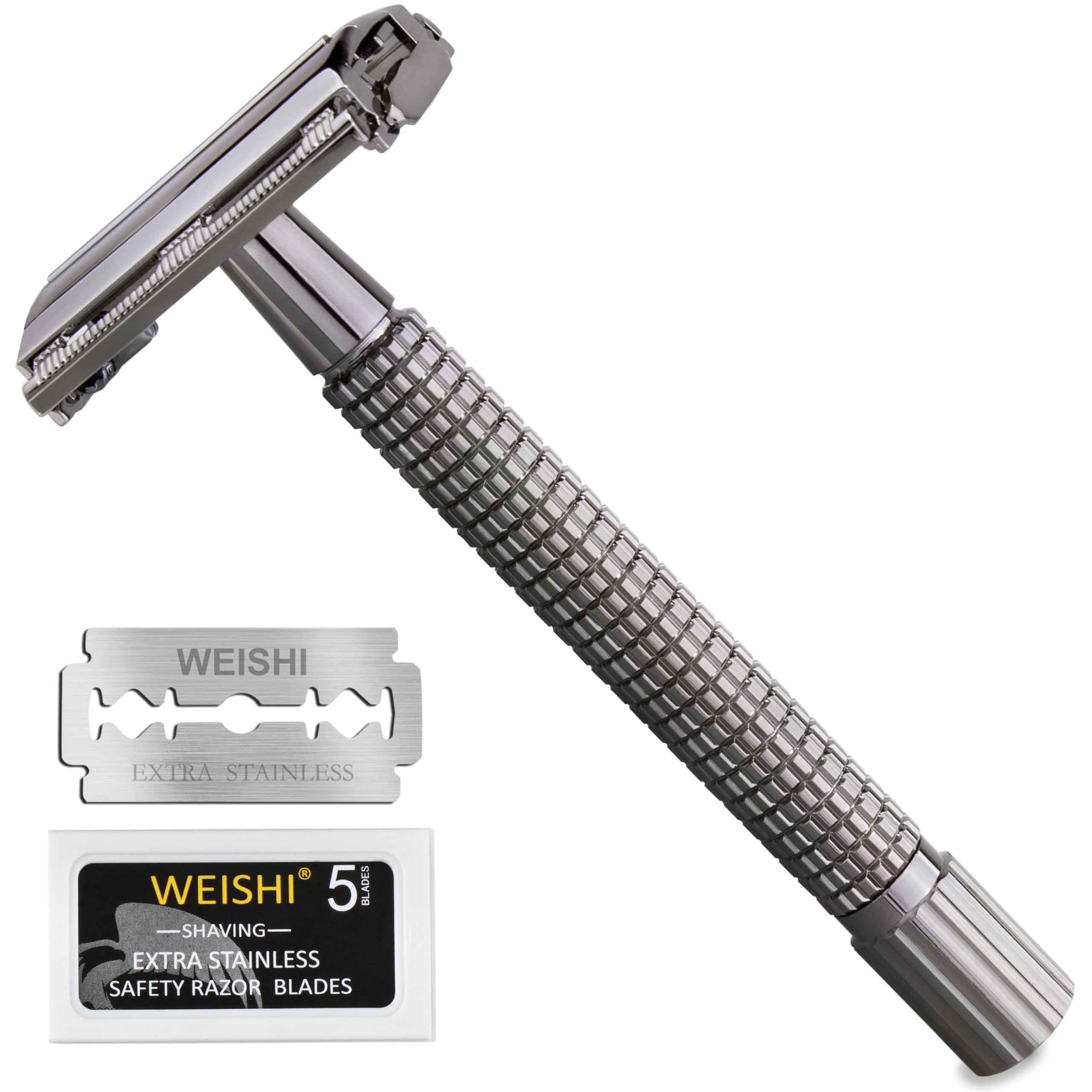 WEISHI blade-change twist-knob simplifies blade replacement to a clean, quick task