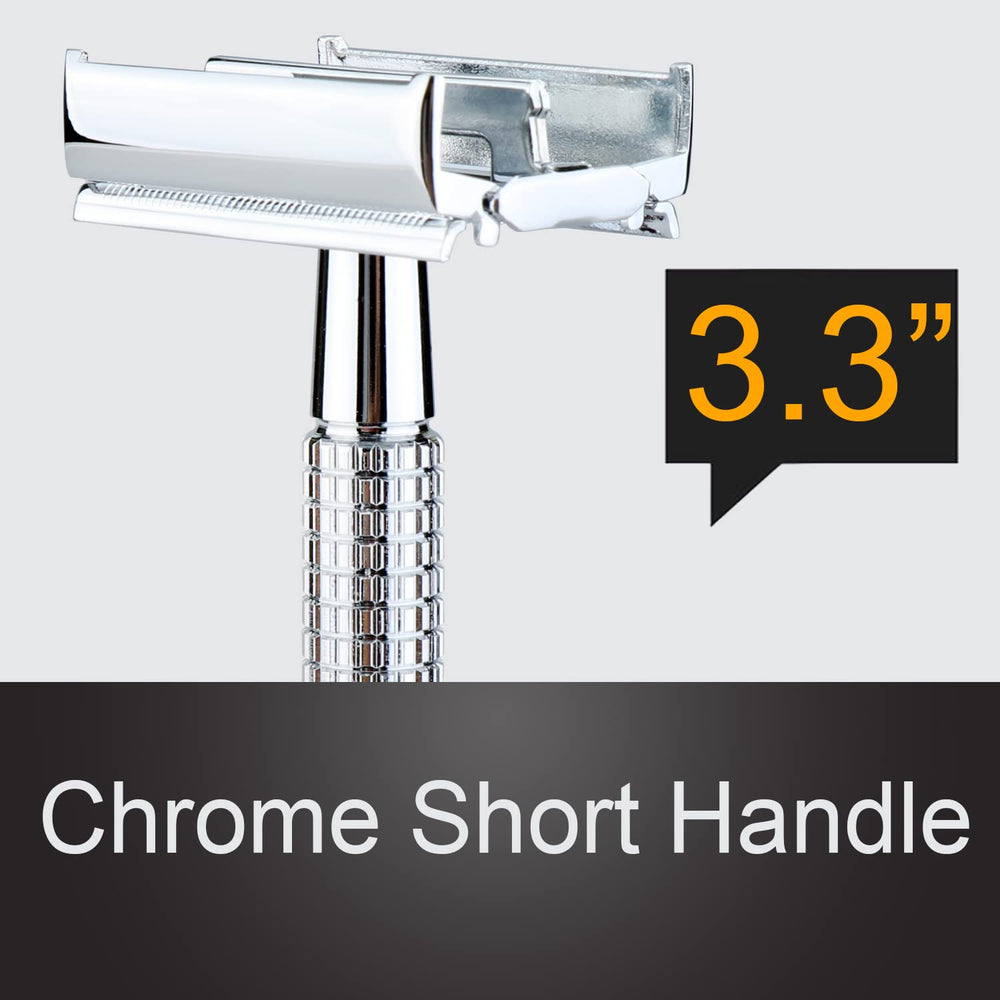 WEISHI user holding razor demonstrates ergonomic grip for comfortable daily shaves.