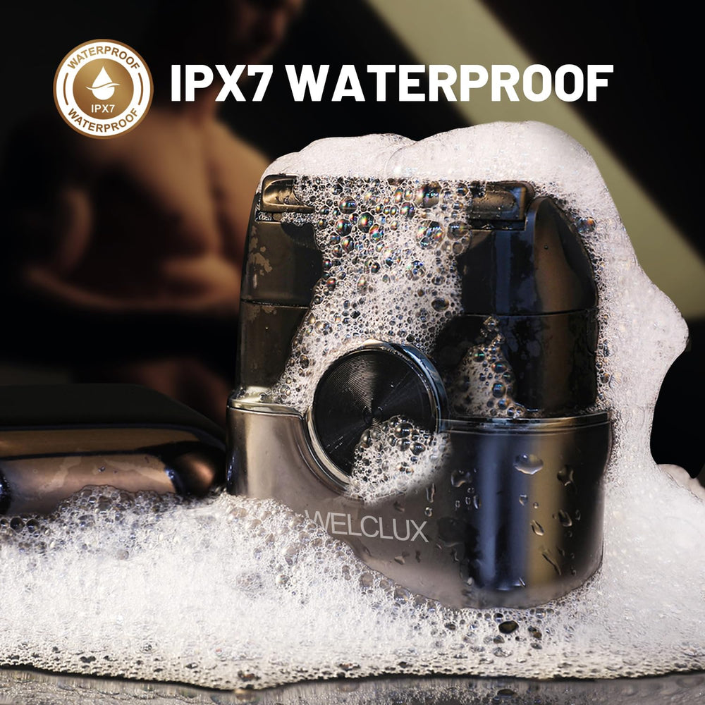 Welclux foil shaver USB-C charging enables fast power on the go