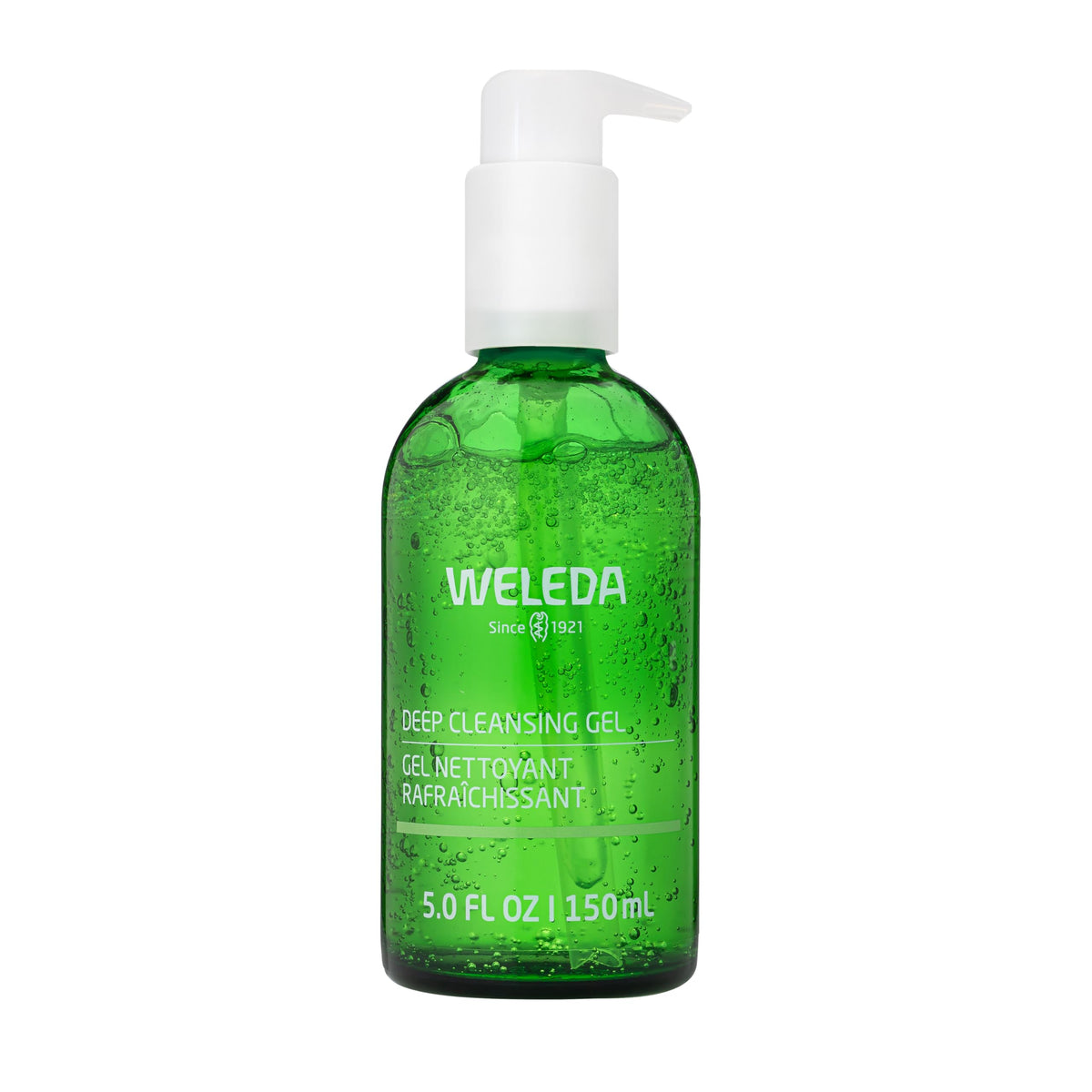 Weleda Deep Cleansing Gel bottle front for refreshed, balanced skin.