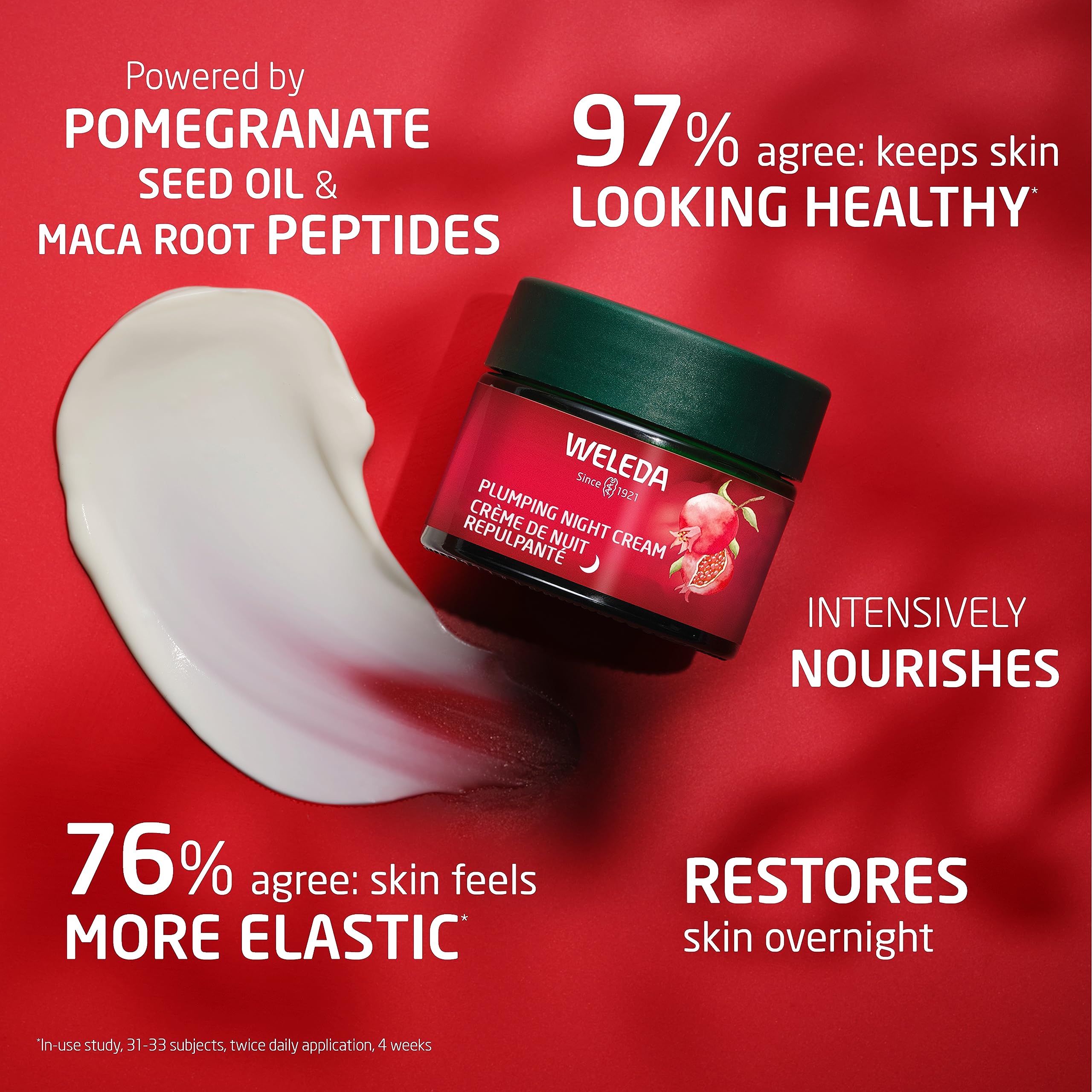 Weleda Face Care plant-rich ingredients close-up signaling vegan-friendly nourishment for skincare