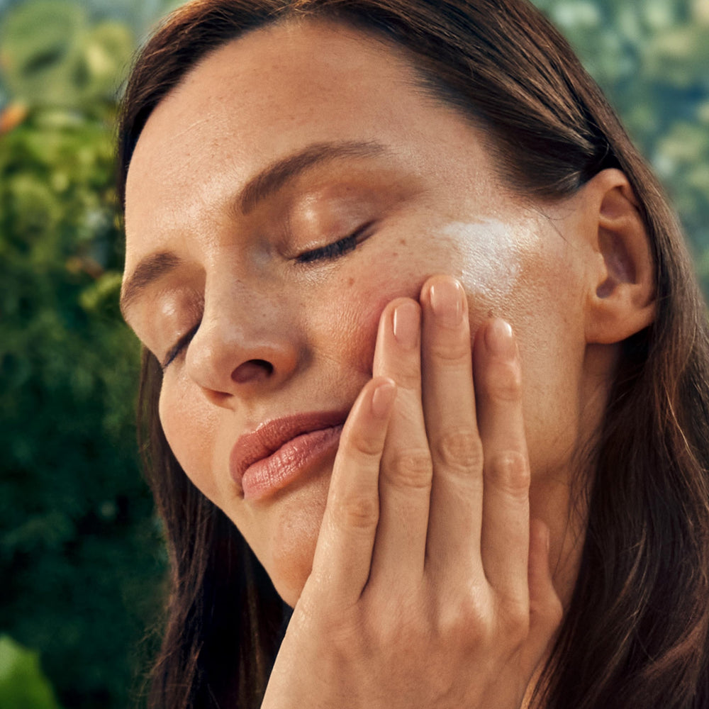 Weleda Face Care Plumping Day Cream packaging shot conveys natural clean beauty.